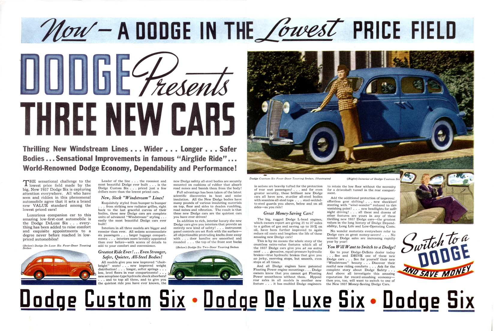 1937 Dodge Auto Advertising